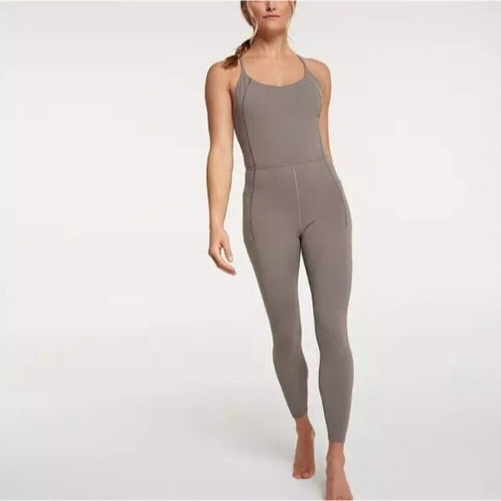 Calia by Carrie‎ Underwood Dark Grey Inspire Strap Bodysuit Size XS NWT